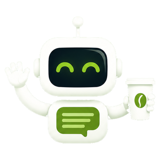 Desklog AI assistant mascot